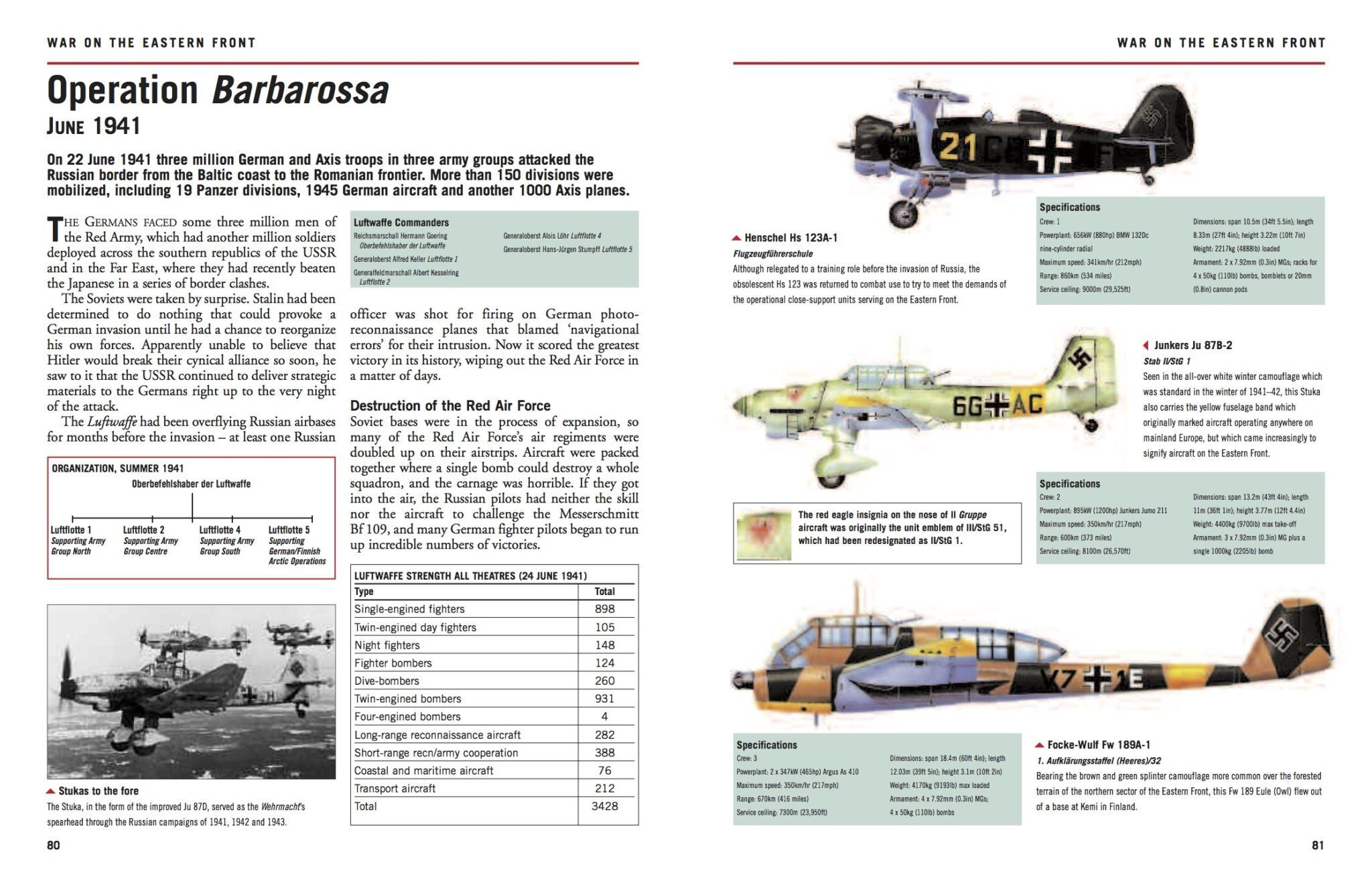 1942 British Front Aircraft German Pamphlet - Britische Frontflugzeuge I -  A563